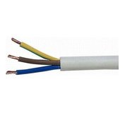 Kabel CYSY 4Gx0.75 H05VV-F biely kruh