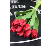 Kytička tulipánov červená umelá 40cm